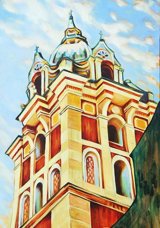 Iglesia de Cartagena, Colombia Painting